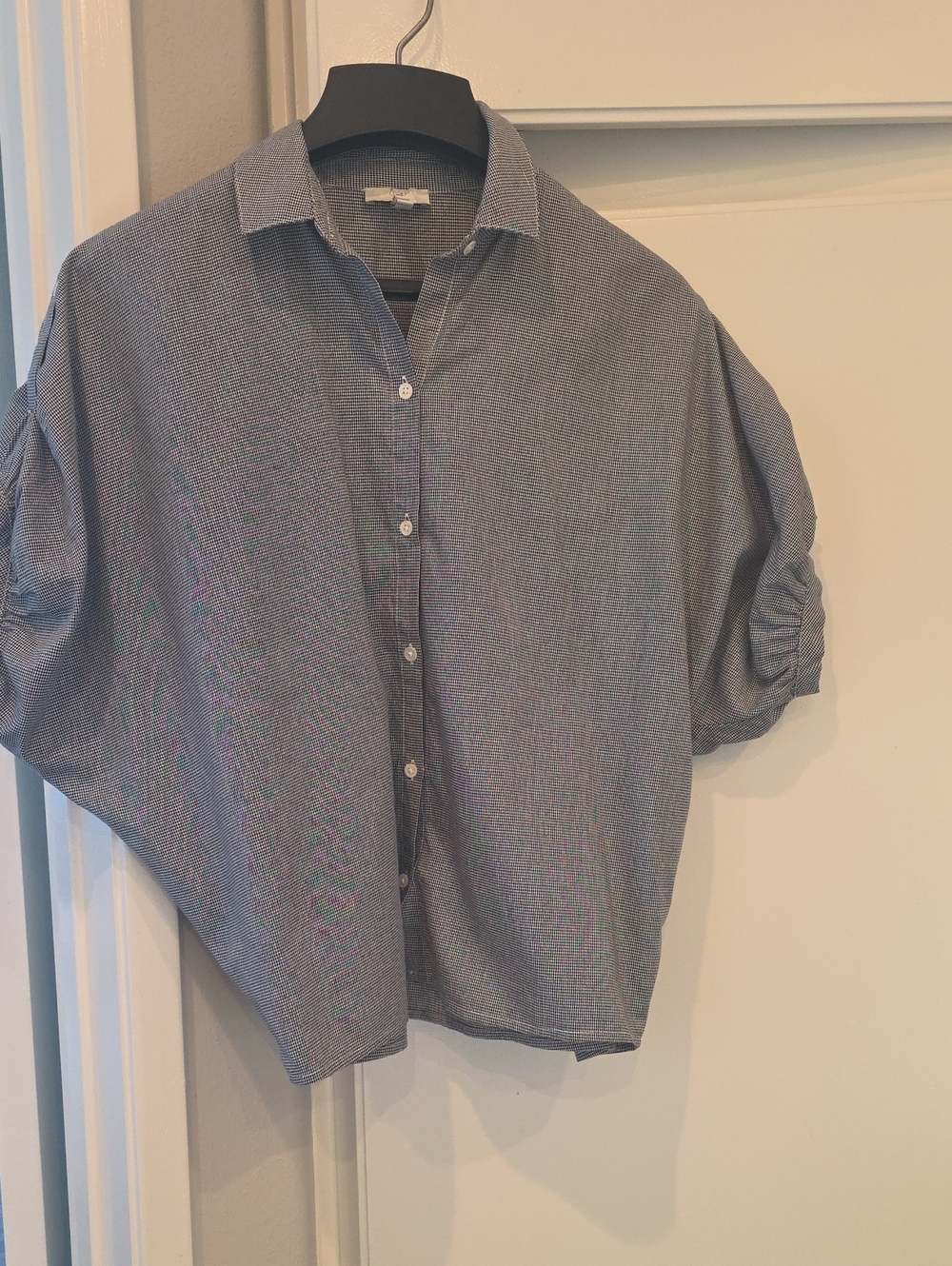 Joie short-sleeve button-down shirt
